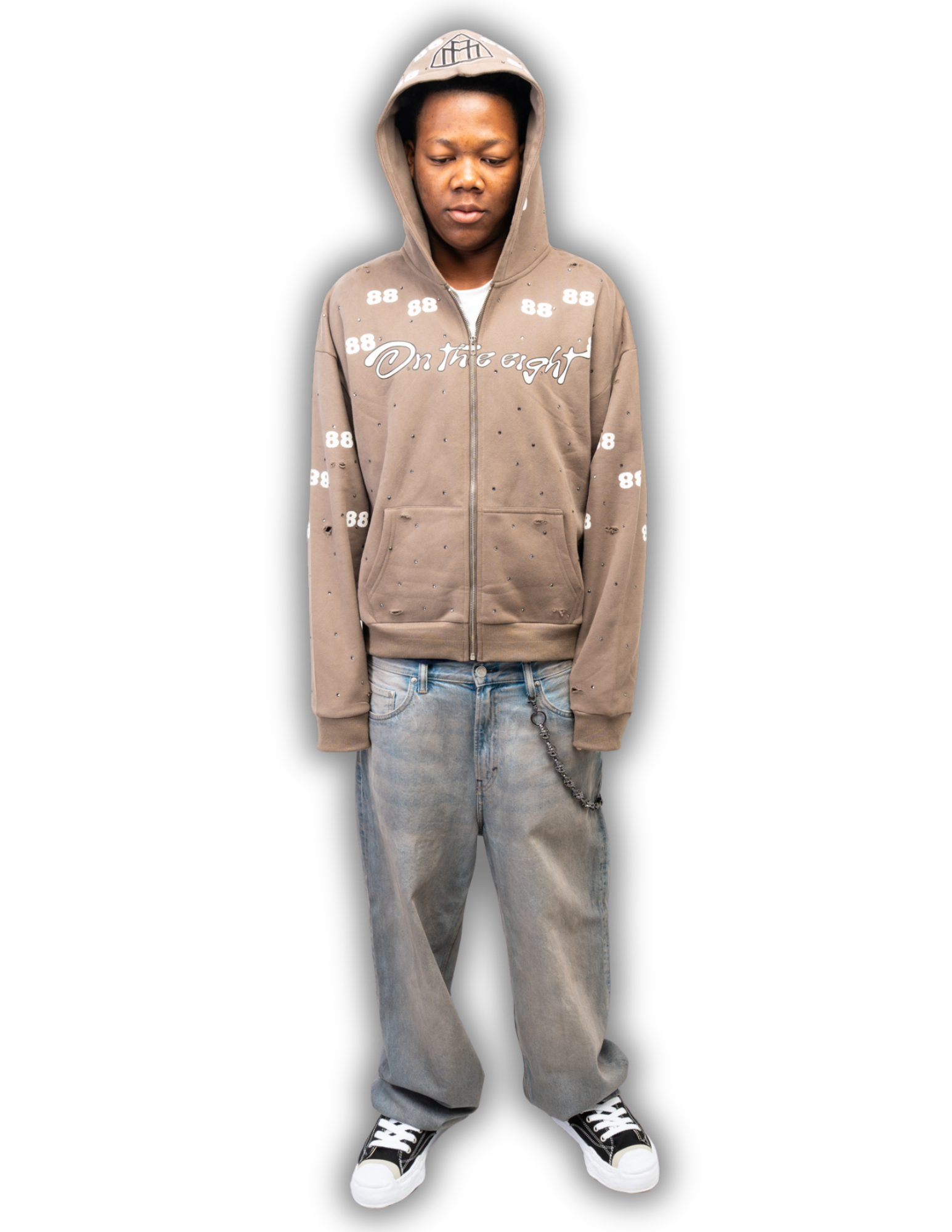 "ON THE EIGHT ZIPUP"