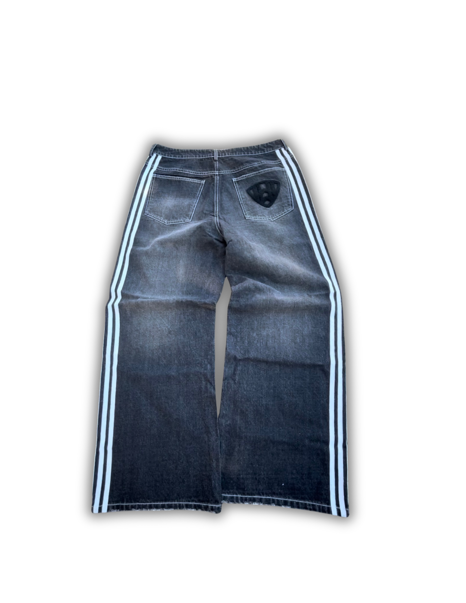 BAGGY JEANS - STRIPED